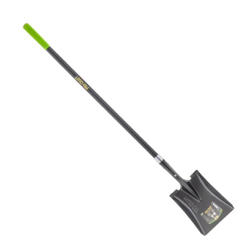 Lopata rovná kovaná rycí 23cm (nášlapy) se sklolaminátovou násadou 150cm Procraft GSS-1500 | GSS-1500