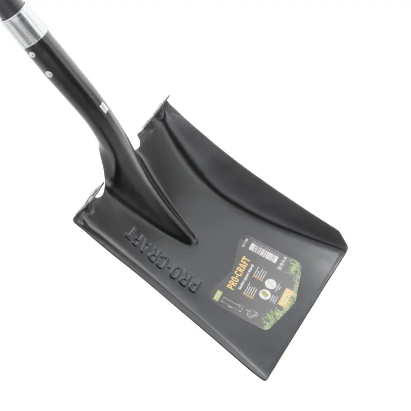 Lopata rovná kovaná rycí 23cm (nášlapy) se sklolaminátovou násadou 150cm Procraft GSS-1500 | GSS-1500
