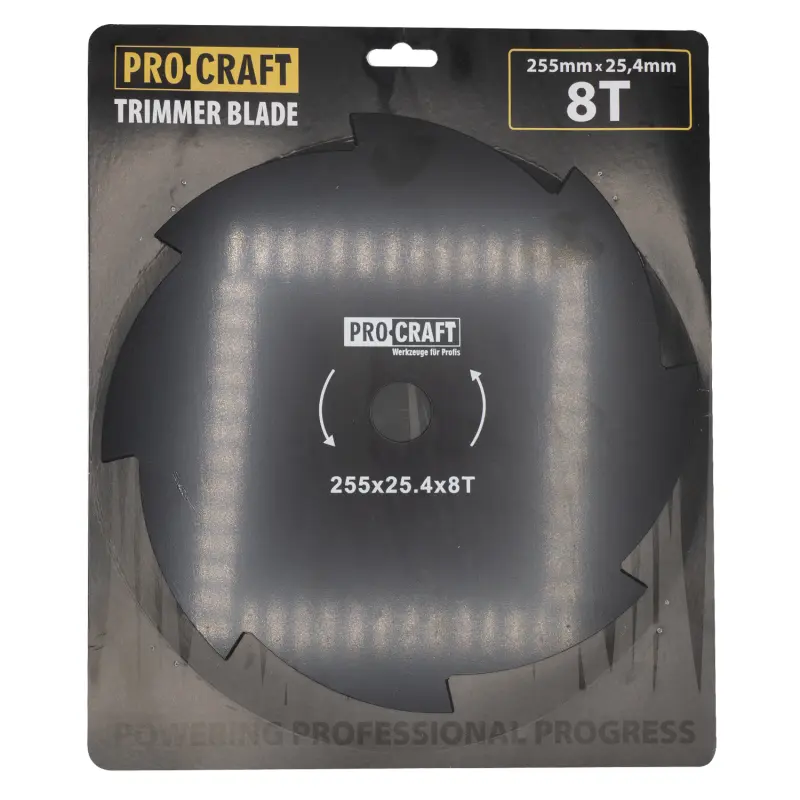 Nůž křovinořezu (kotouč) (D255*25.4) 8T PROCRAFT | H-8T