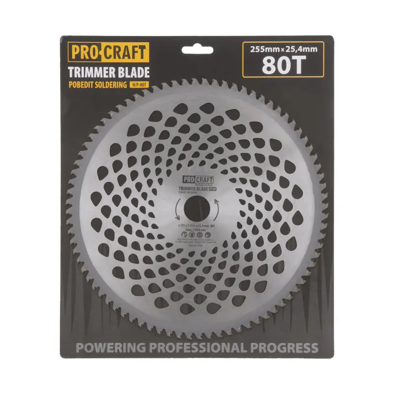 Nůž křovinořezu (kotouč) (D255*25.4) 80T PROCRAFT | H-80T