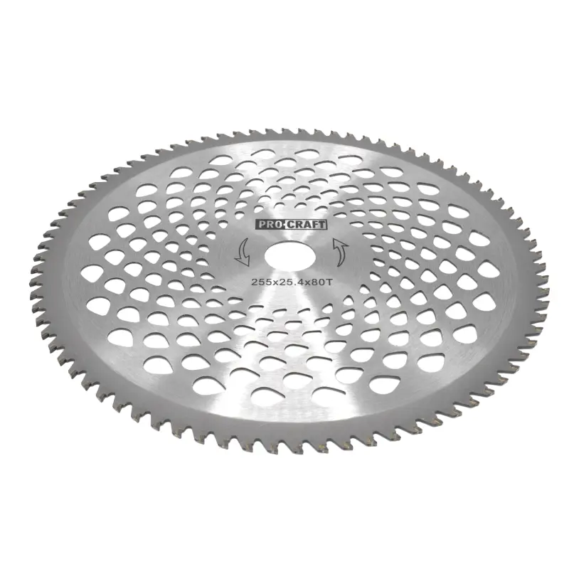Nůž křovinořezu (kotouč) (D255*25.4) 80T karbid wolframu PROCRAFT