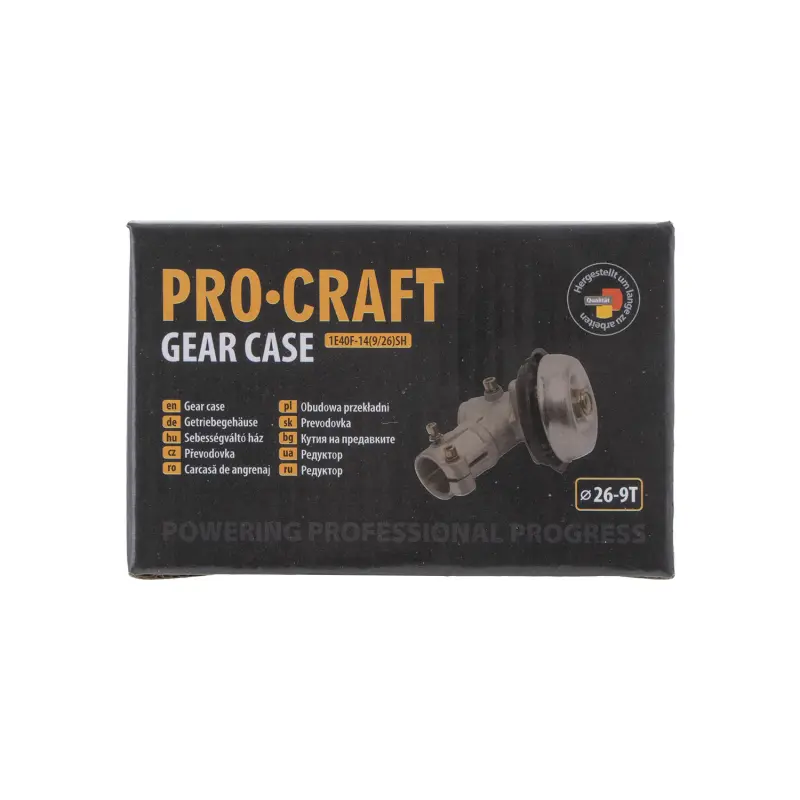 Spodní reduktor křovinořezu (9/26) PROCRAFT | 1E40F-14(9/26)SH