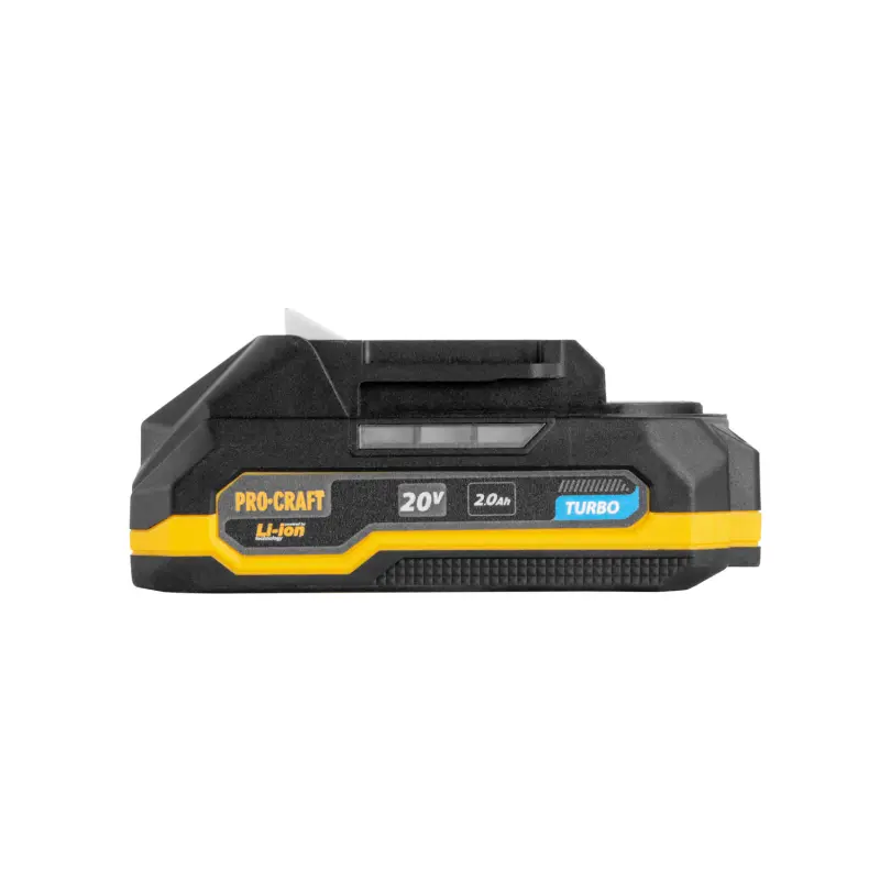 Sada baterie 20V 2Ah (2 ks) + 1 nabíječka Procraft PBC-Set 1 | PBC-Set 1