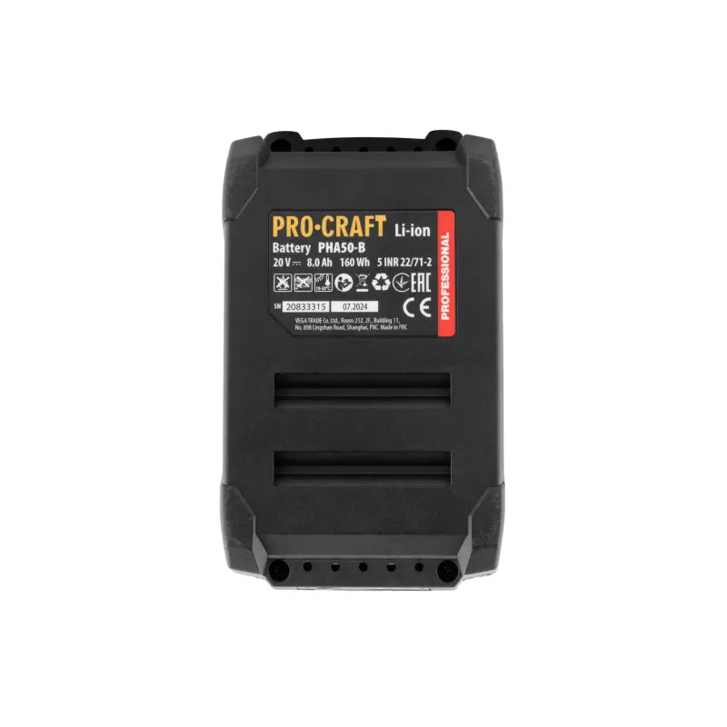 Aku vrtací kladivo Procraft PHA50-1b-c SDS MAX | PHA50-1b-c