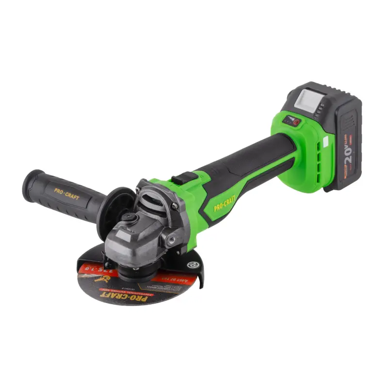 Aku úhlová bruska Procraft PGA22, 125mm