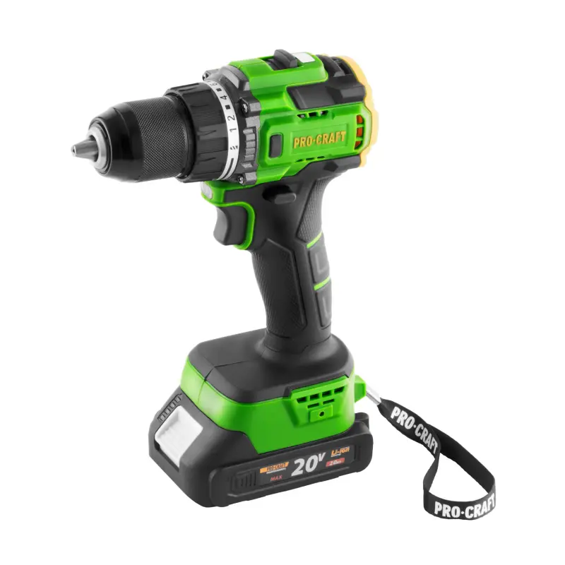 Aku vrtací šroubovák Procraft PA18LiH se sadou bitů BS-37 | SPA18LiH-1B-C/BS-37