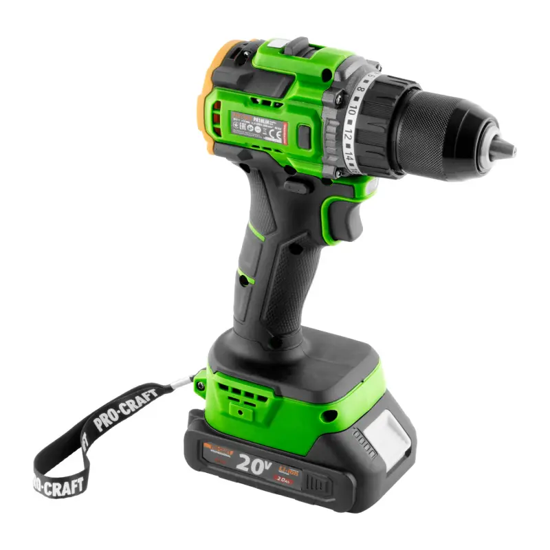 Aku vrtací šroubovák Procraft PA18LiH se sadou bitů BS-37 | SPA18LiH-1B-C/BS-37