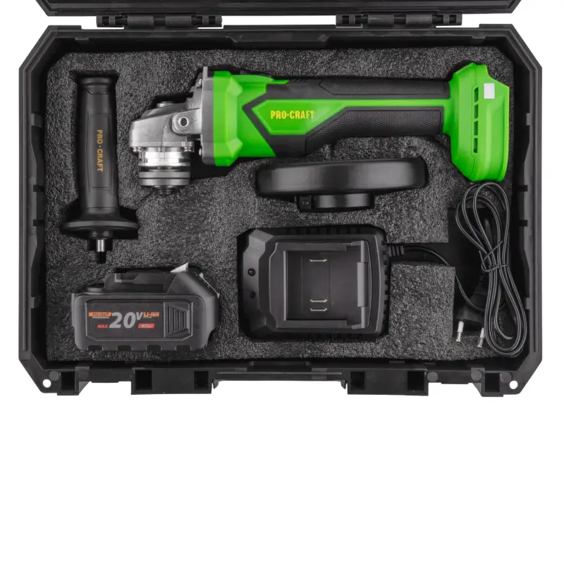 Sada svářecí poloautomatický invertor SPI-320 s aku úhlovou bruskou PGA22-1B-C + svařovací drát FW81 | SSPI-320/PGA22-1B