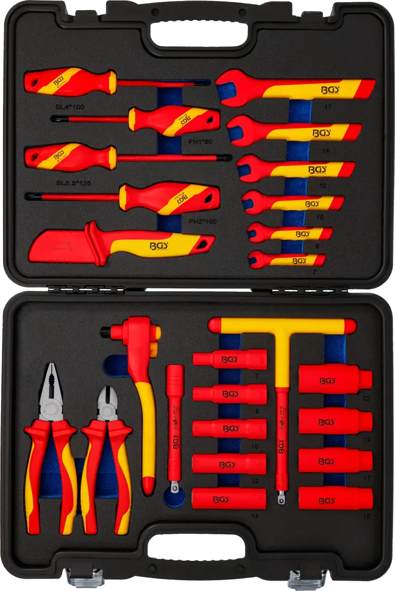 VDE sada nářadí 3/8" BGS 7136 - 25 ks (BGS107136)