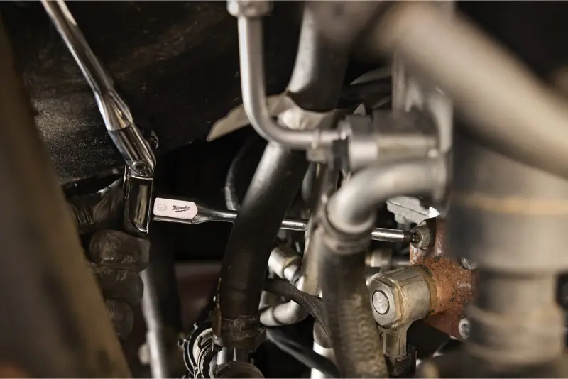 Prodloužená hlavice Milwaukee 3/8" 7mm HEX Long Ball End Bit Socket, 4932500458