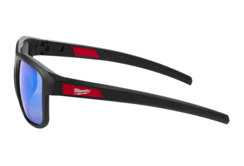 Celoobrubové ochranné brýle Milwaukee, zrcadlové modro/zelené, odolné proti poškrábání a zamlžování, 1 ks, 4932500720