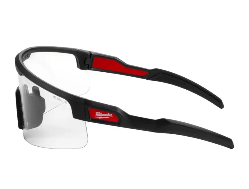 Velkoformátové ochranné brýle Milwaukee, průhledné - čiré, odolné proti poškrábání, 1 ks, 4932500721