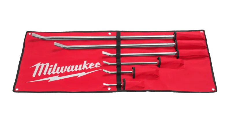 Sada páčidel Milwaukee, délky 200 - 1000 mm, 6 ks, 4932502113