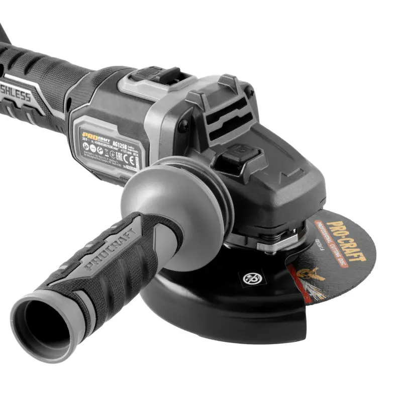 Aku úhlová bruska Procraft AG125B-1B-C, 125 mm (PRCAG125B-1B-C)
