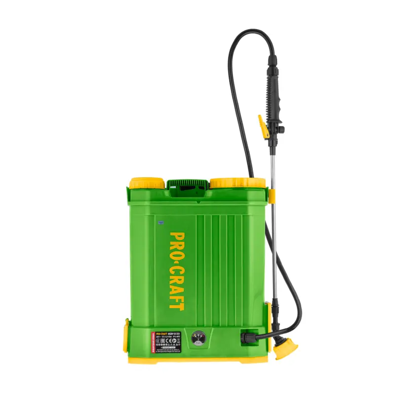 Aku postřikovač AS20-12 s baterií 20V/4Ah a nabiječkou v sadě Procraft SAS20-12/20-4Turbo/20-2.4A (PRCSAS20-12/20-4TURBO/20-2.4A)