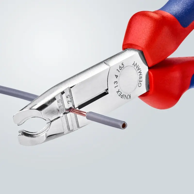Odizolovací kleště 165 mm Knipex 13 45 165 - vícesložkové návleky (K 13 45 165)