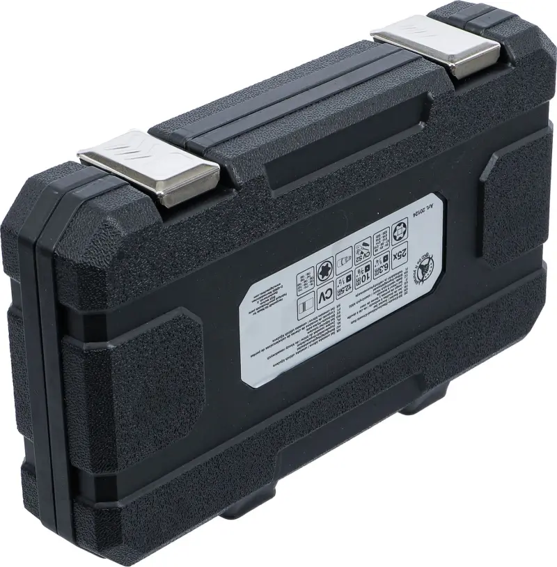 Kraftmann 20124 Nástrčné hlavice 1/4", 3/8", 1/2" - E-profil / T-profil