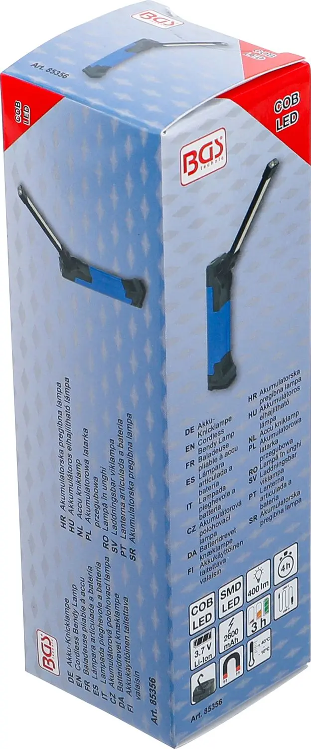 BGS 85356 Aku lampa COB-LED 4 W, polohovací