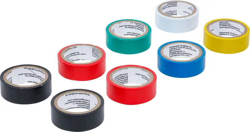Kraftmann 80838 Vícebarevné lepicí pásky 18 mm x 3 m - 8 dílů