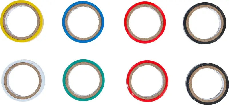 Kraftmann 80838 Vícebarevné lepicí pásky 18 mm x 3 m - 8 dílů