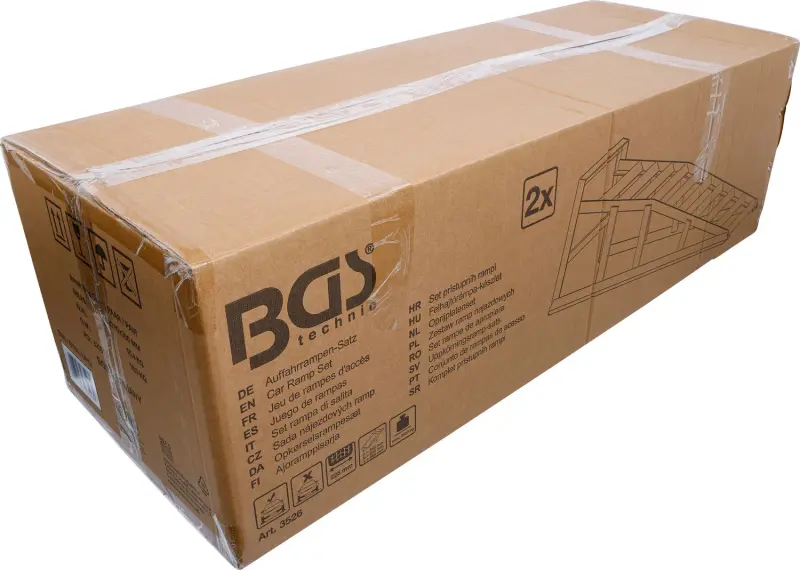 BGS 3526 Nájezdové rampy| extra široké - 2 díly