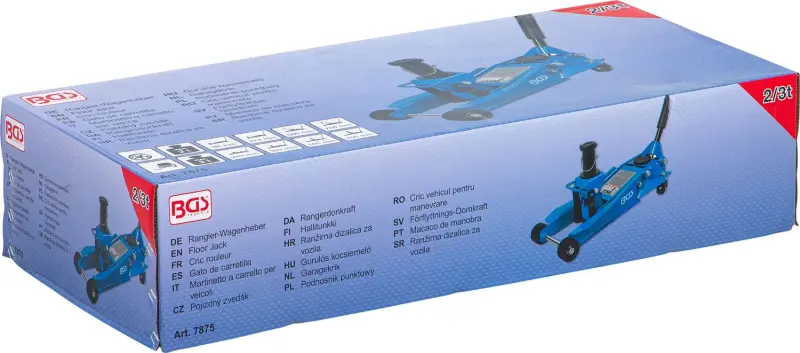 BGS 7875 Hydraulický pojízdný zvedák 2 t / 3 t