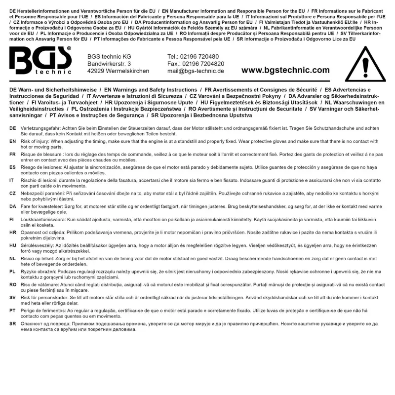 BGS 74557 Vložka do dílenského vozíku 1/3: Nástrčné hlavice 1/2", speciální na šrouby kol a vytahováky šroubů se spirálovým profilem - 33 dílů