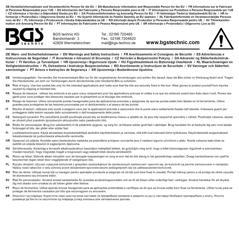 BGS 4798 Vložka do dílenského vozíku 1/3: přepínací ráčny 1/4" - 3/8" - 1/2" teleskopické, úhlové - 17 dílů