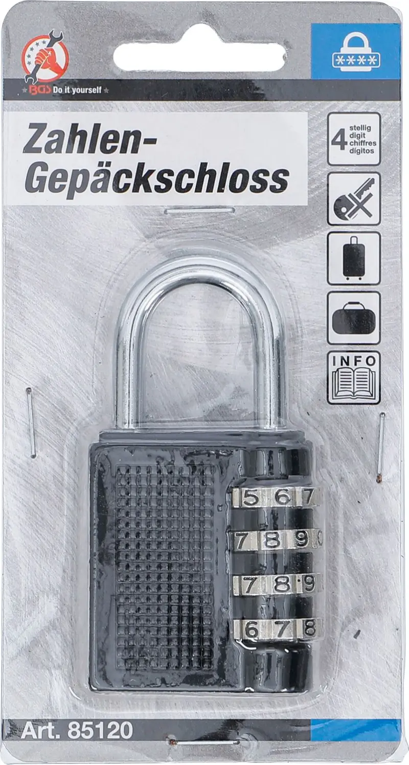 Kraftmann 85120 Číslicový zámek na zavazadla