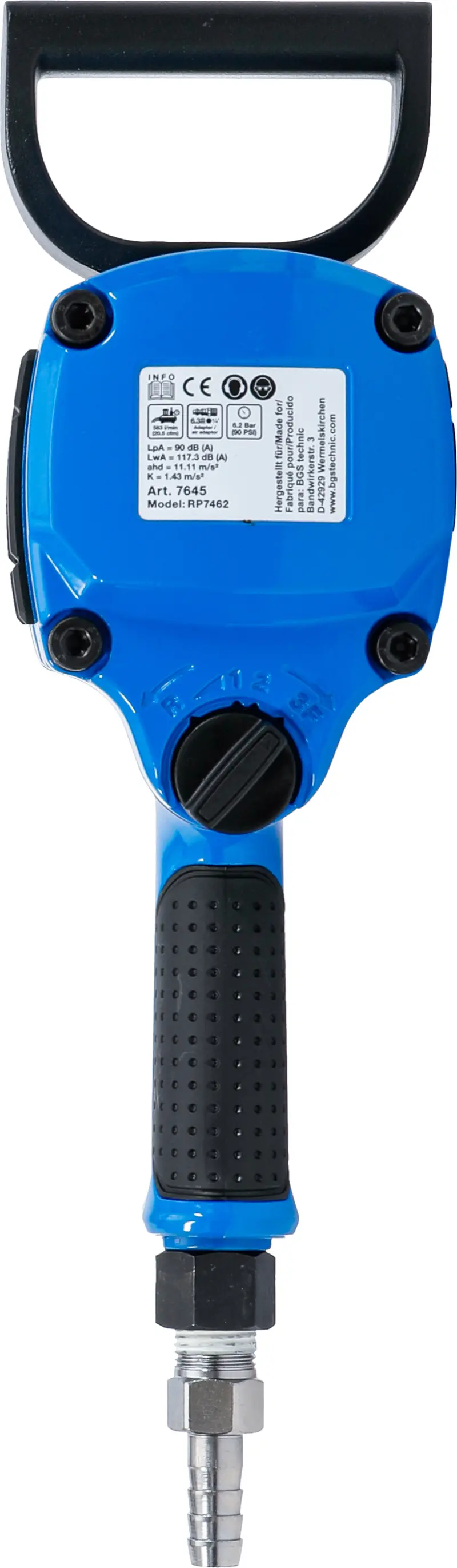 BGS 7645 Pneumatický rázový utahovák 3/4"