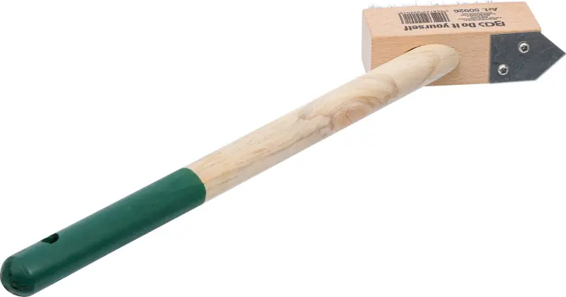 Kraftmann 50926 Drátěný kartáč na plevel ve spárách 300 mm, krátký držák, se škrabkou