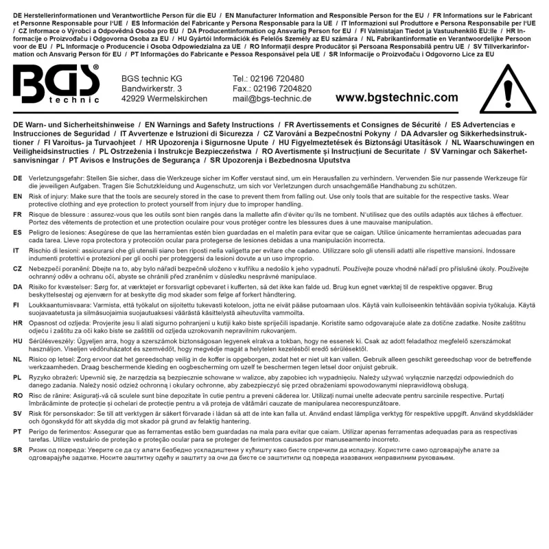 BGS 2098 Gola sada 1/4" | 26 dílů