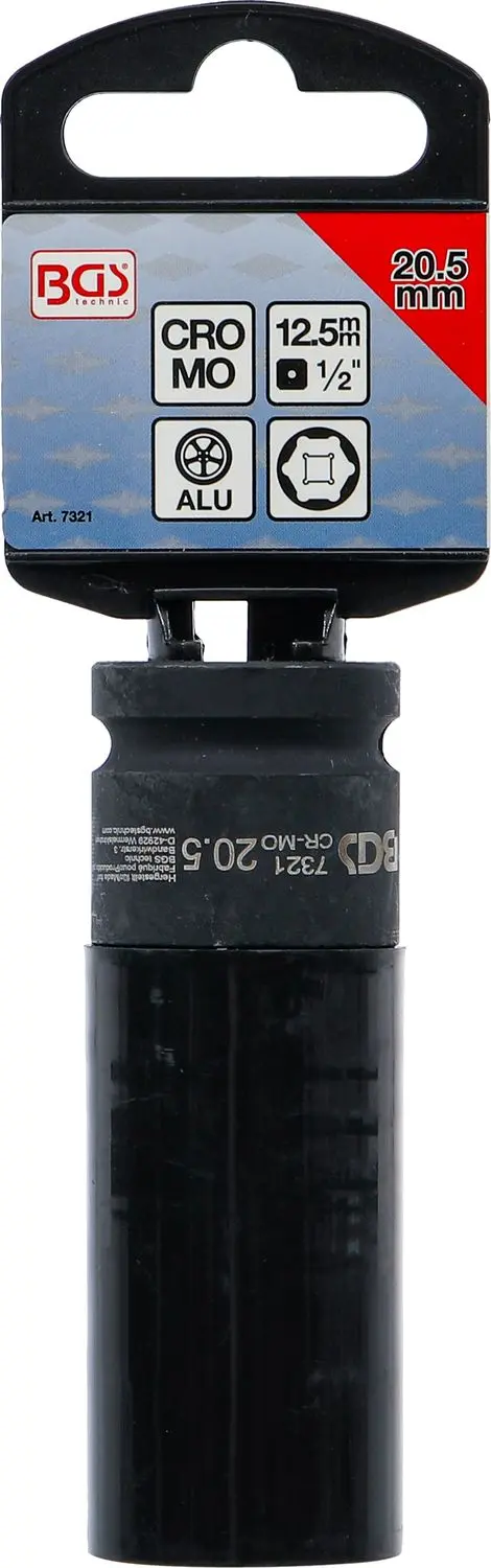 BGS 7321 Nástrčná hlavice 1/2" 20,5 mm