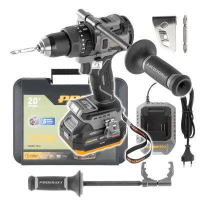 Aku vrtací šroubovák Procraft Industrial Procraft Industrial CD20B (4,0 Ah)