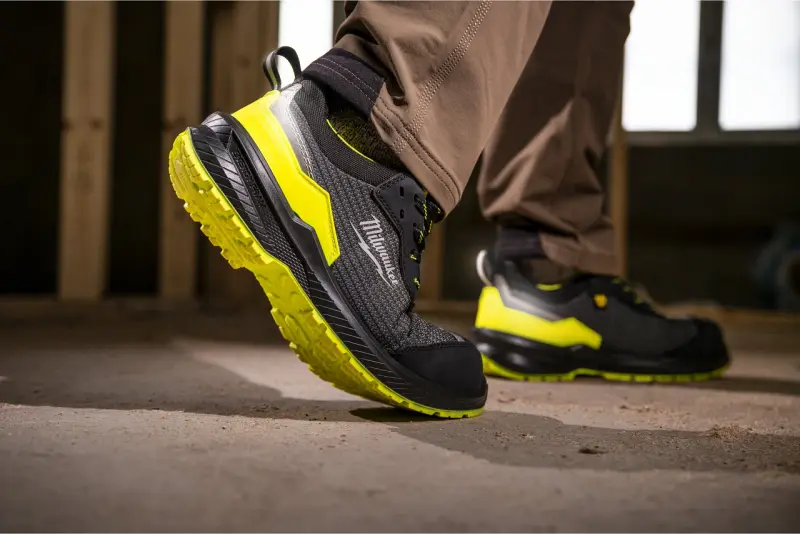 Bezpečnostní obuv Milwaukee FLEXTRED s vysokou viditelností, textilní svršek, FXT S1PS Yellow 1L515155 SC FO SR ESD, žlutá barva (vel.40), 4932501458