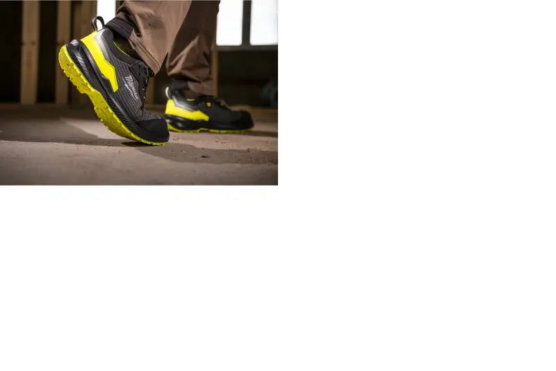 Bezpečnostní obuv Milwaukee FLEXTRED s vysokou viditelností, textilní svršek, FXT S1PS Yellow 1L515155 SC FO SR ESD, žlutá barva (vel.44), 4932501462
