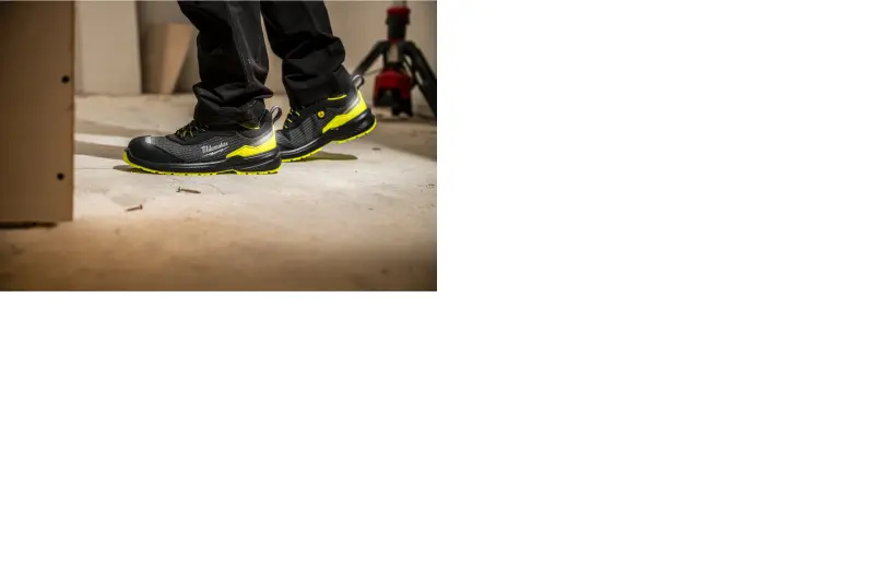 Bezpečnostní obuv Milwaukee FLEXTRED s vysokou viditelností, textilní svršek, FXT S1PS Yellow 1L515155 SC FO SR ESD, žlutá barva (vel.44), 4932501462