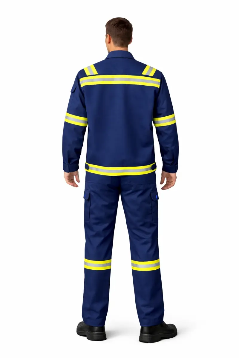 Pracovní bunda NOMAK z originálního materiálu Nomex, Modrá, Vel. S - 48 (MKR000B48)