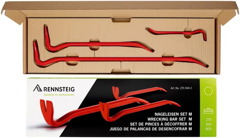 Páčidla Rennsteig Sada M (270-500-800 mm) - 3 ks (K 9R 270 004 2)