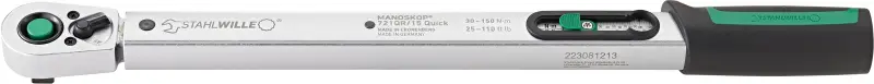 Momentový klíč 1/2" Stahlwille 50204115 Standard MANOSKOP® 721QR/15 QUICK (30 ÷ 150 Nm) (STAHL50204115)
