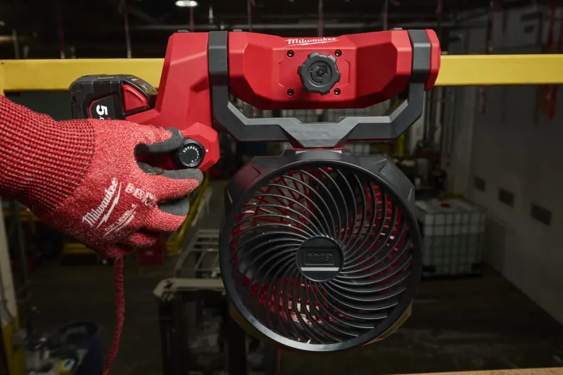 Aku ventilátor/větrák Milwaukee M18 LAF-0 LIFT AIR FAN pro nůžkové plošiny, bez aku, 4933499235