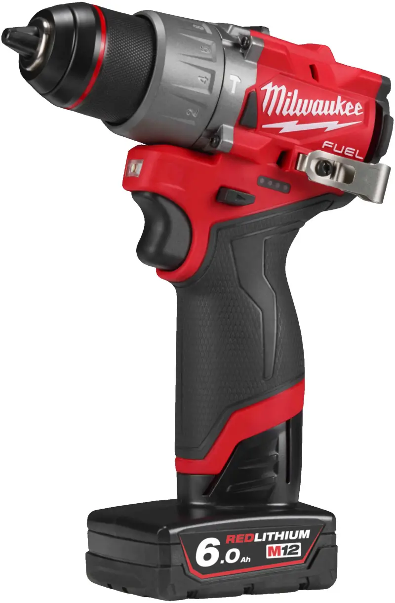 Sada aku nářadí Milwaukee M12 FPD2-602X a M12 FCIWF12G3-0, 2x aku M12 B6 + C12 C + kufr, 4933479870-SET (MI4933479860-SET2)