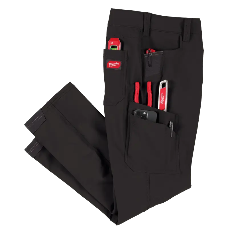 Pracovní kalhoty MILWAUKEE FREEFLEX Stretch, černé, Vel. 64/XXXL, 4932502072