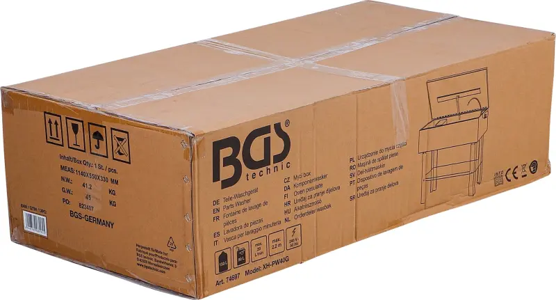Mycí box 150 l BGS 74697 (BGS1074697)