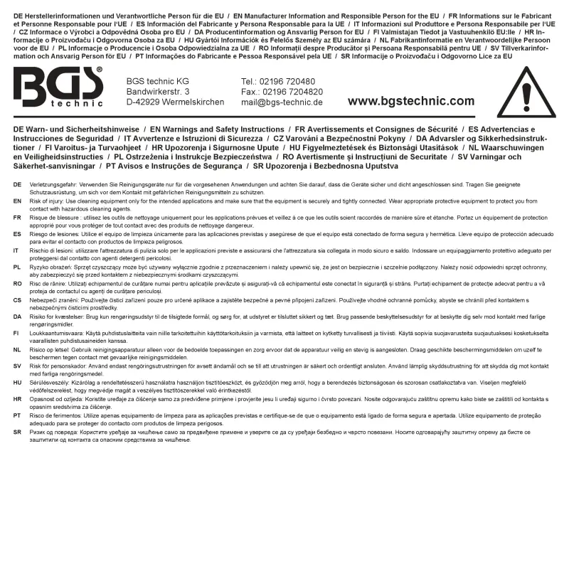 Mycí box 75 l BGS 74696 (BGS1074696)