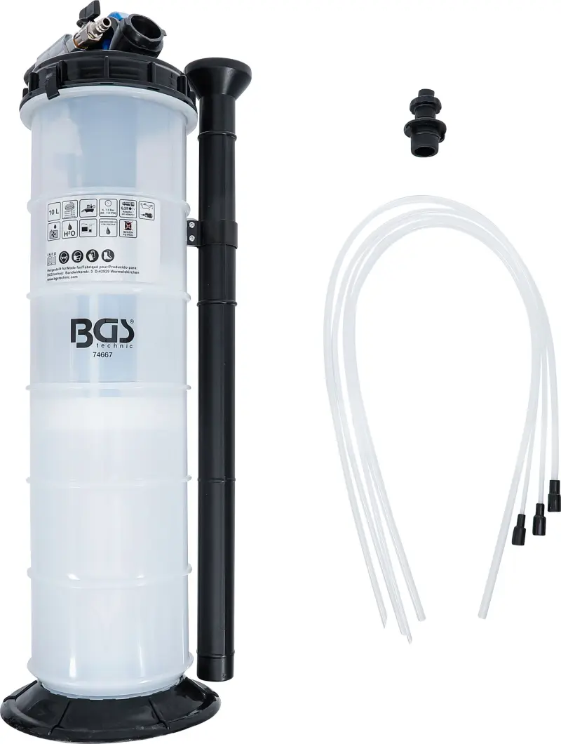 Pneumatické vakuové čerpadlo 10 l BGS 74667 (BGS1074667)