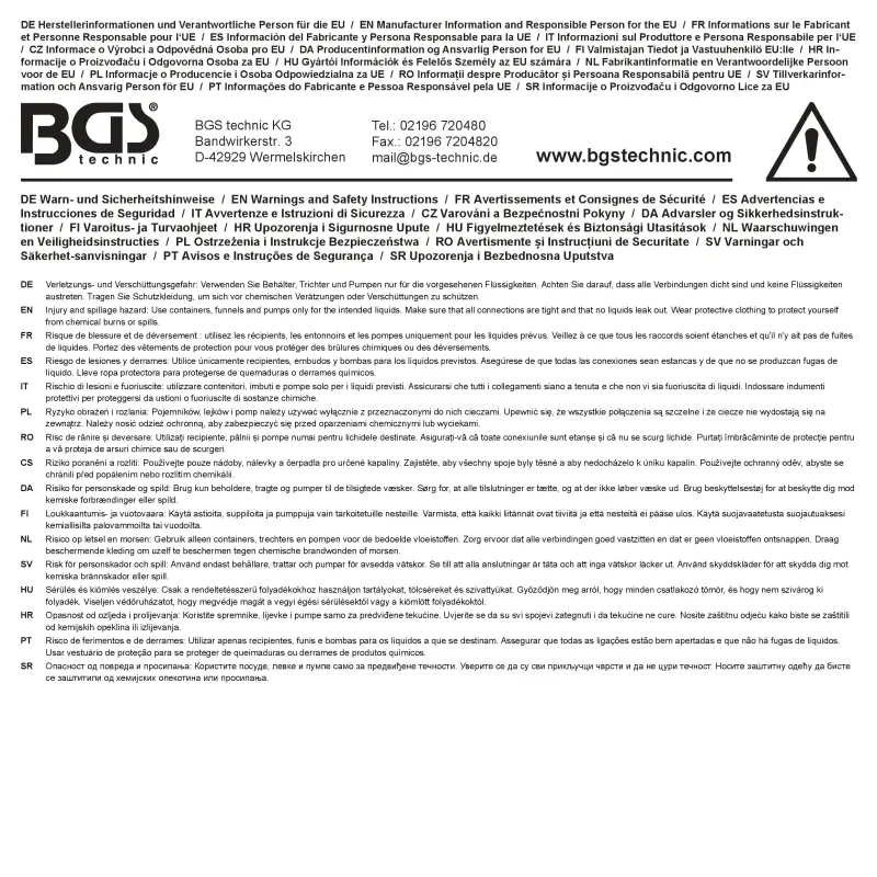 Pneumatické vakuové čerpadlo 10 l BGS 74667 (BGS1074667)