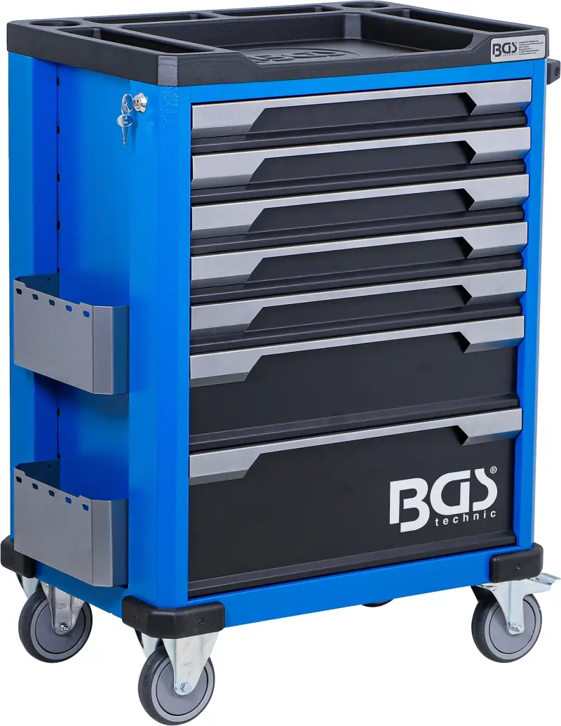 Dílenský vozík 7 zásuvek BGS 6068 - 246 nástrojů (BGS106068)
