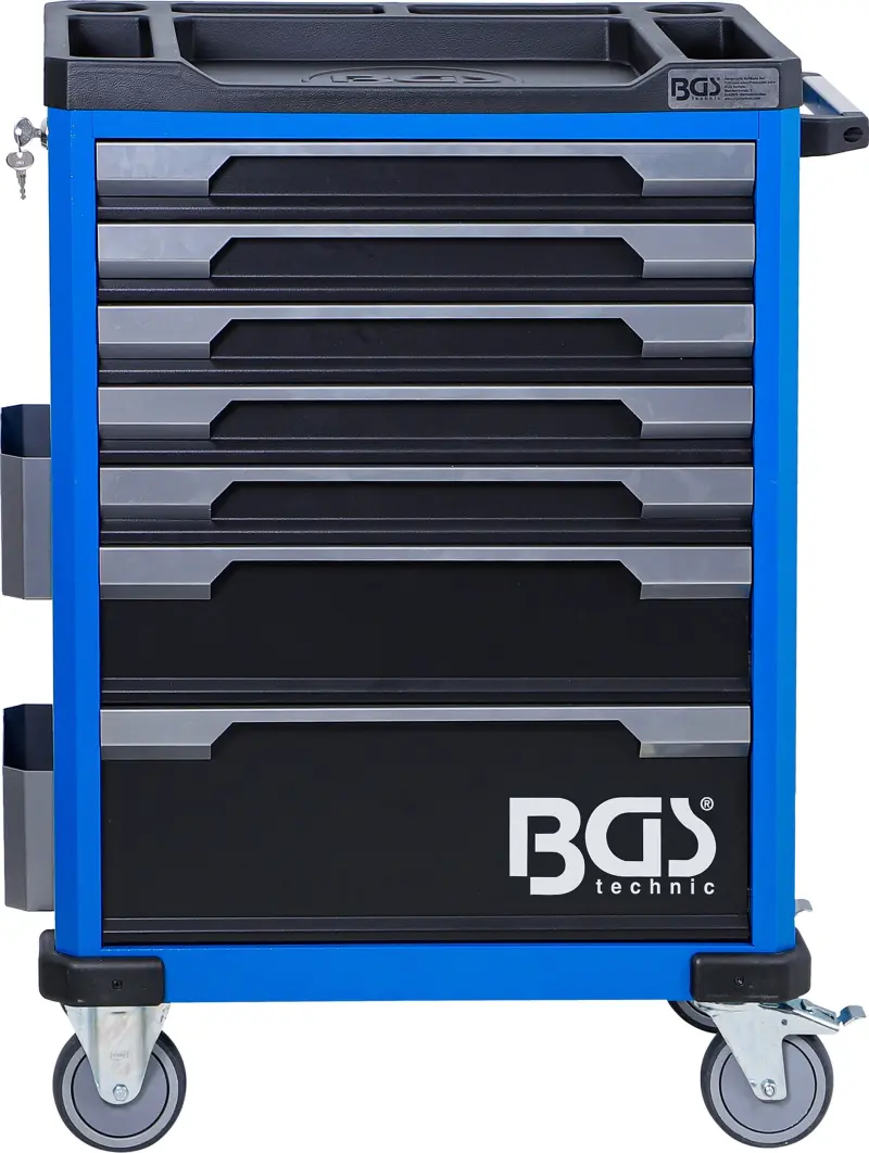 Dílenský vozík 7 zásuvek BGS 6068 - 246 nástrojů (BGS106068)