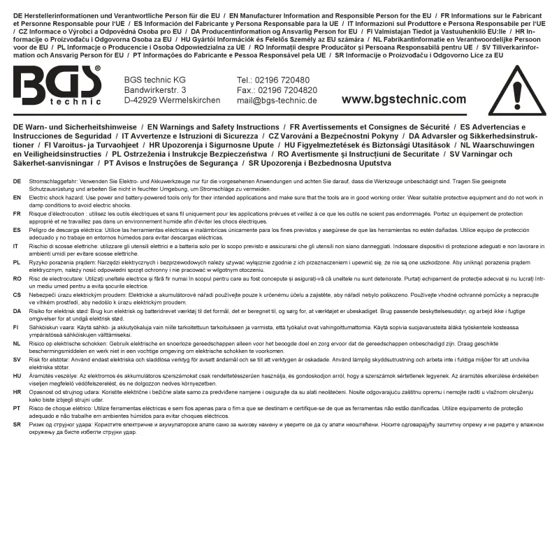 Vícenásobná nabíječka 3 x 2,5 A 18 V BGS 7385 (BGS107385)